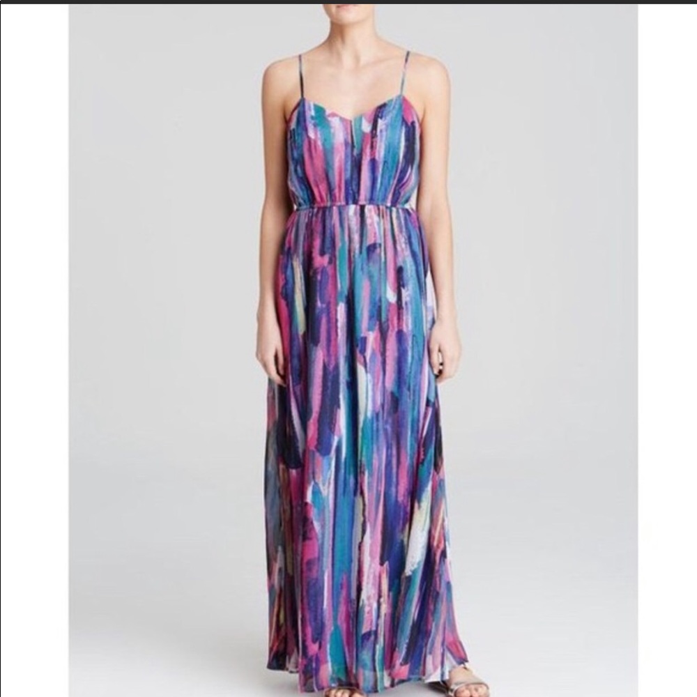Jack by BB Dakota watercolor maxi dress